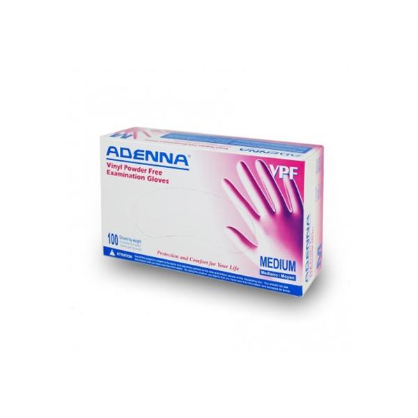 Adenna Gloves Exam Powder-Free Vinyl Latex-Free X-Small Clear 10Bx/Ca
