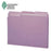 Smead Manufacturing Color File Folder Letter Size 1/3 Cut Lavender 100/Box 100/Bx