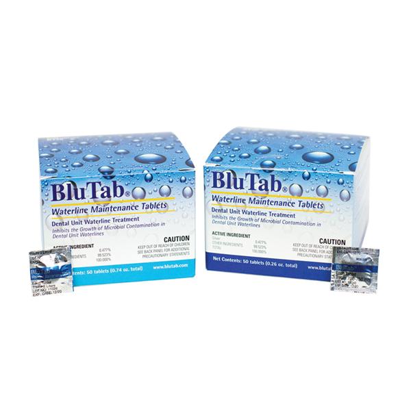 Pro Edge Dental Products Tablets Waterline BluTab 2 Liter 50/Bx, 12 BX/CA (BT20)