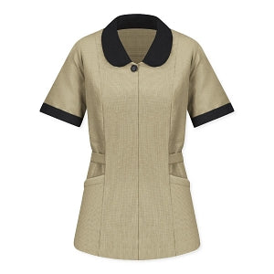 Vf Workwear-Div / Vf Imagewear (W) Ladies' Shawl Collar Tunic - Women's Shawl-Collar Tunic, Putty, Size L - 9K03PT L