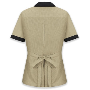 Vf Workwear-Div / Vf Imagewear (W) Ladies' Shawl Collar Tunic - Women's Shawl-Collar Tunic, Putty, Size 2XL - 9K03PT XXL