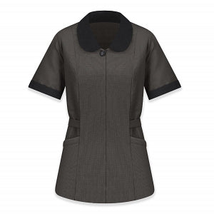 Vf Workwear-Div / Vf Imagewear (W) Ladies' Shawl Collar Tunic - Women's Shawl-Collar Tunic, Storm, Size L - 9K03ST-SS-L