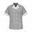Vf Workwear-Div / Vf Imagewear (W) Ladies Double-Breasted Lapel Tops - Double Breasted Women's Tunic, Black, Pincord, Size 5XL - 9S03BK5XL