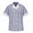 Vf Workwear-Div / Vf Imagewear (W) Ladies Double-Breasted Lapel Tops - Double Breasted Women's Tunic, Navy, Pincord, Size S - 9S03NVS