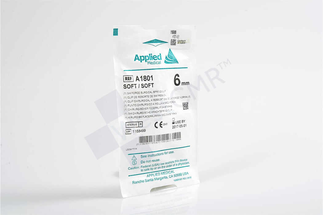 Applied Medical Resources Surgical Spring Soft Clips - Surgical Spring ...