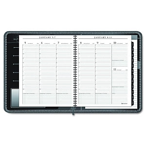At-A-Glance Executive Weekly & Monthly Planners - 2019 Columnar Executive Weekly / Monthly Appointment Book with Zipper, 8-1/4" x 10-7/8" - 70-NX81-05