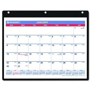 At-A-Glance Wall calendars - 8.25" x 11" 2019 3-Hole Punched Monthly Desk or Wall Calendar, Horizontal Format - SK8-00