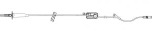 ICU Medical PlumSet Administration Set without Filter - PlumSet Primary Administration Set, Clave Y-Site, Distal Microbore Tubing, 104" - 11003-78