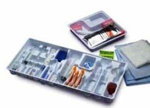 Smiths Medical Continuous Epidural Trays - Continuous Epidural Tray with 18G x 1.5" Tuohy Needle, 22G x 1.5" Withdrawal / Infiltration Needle with Preattached Syringe, 25G x 5/8" Skin Wheal Needle, and Plastic Luer Slip Syringes - 11046-20