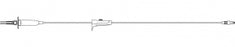 ICU Medical Midlength Secondary I. V. Sets - Secondary IV Set, Orange, PE Lined, Light Resistant, 40" - 11140-58