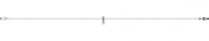 ICU Medical High-Pressure Microbore Extension Set - High-Pressure MicroClave IV Extension Set - 12514-01