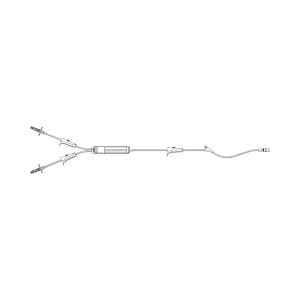 ICU Medical Blood Administration Set - Blood Administration Set, Prepierced Y-Site, 200 Micron Filter - 1421728