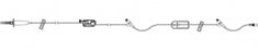 ICU Medical PlumSet Administration Set without Filter - PlumSet Clave Primary Administration Set, Macrobore, Y-Sites, Non-DEHP, 112" - 14253-28