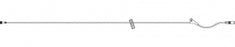 ICU Medical NonDEHP Extension Sets - Macrobore Extension Set, Prepierced Y-Site, Female Adapter, Non-DEHP, 13" - 14281-28