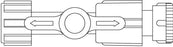 ICU Medical IntraLock Stopcock - Intralock Stopcock 1-Way, Transparent - 42482-01