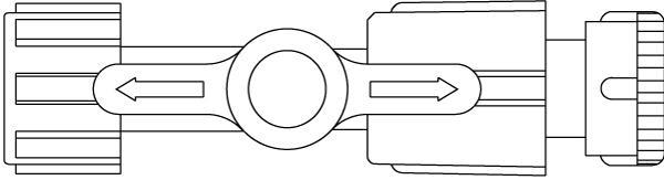 ICU Medical IntraLock Stopcock - Intralock Stopcock 1-Way, Transparent - 42482-01