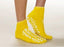 Alba-Waldensian High Risk Adult Slippers - High Risk Slipper Footwear with Double Sided Tread, Print, Yellow, Child - 80179