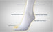Encompass Group UltraCARE Knee-Length Antiembolism Stocking - UltraCARE Antiembolism Stocking, Knee-Length, Size S, Long - 858-01