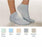 Alba- Waldensian 2- Tread Adult Nova Slippers - Nova Single Tread Slippers, Extra Long, Grey, Size 4XL - V0120