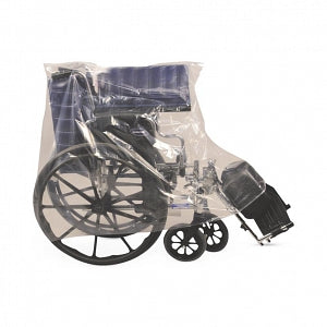 Action Bag Company Equipment Covers - Wheelchair Cover, 28" x 22" x 35", Clear - EC35