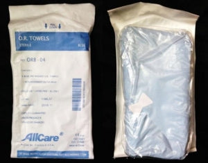 AllCare Surgical Towels - Prewashed Green OR Towel, 16" x 26", Sterile - ORG-04