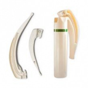 ADC Macintosh Disposable Laryngoscope Set - Macintosh Standard Laryngoscope Set with No. 2, 3 and 4 Blades, 3 LED Disposable C Battery Handles and 3 AAA Batteries - 4079DN