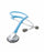 ADC Adscope 614 Platinum Pediatric Stethoscopes - ADSCOPE-LITE, PLATINUM, PEDIATRC, LGHT BLUE - 614LB