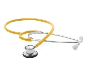 American Diagnostic Corp Proscope 675 Dual-Head Pediatric Stethoscope - Proscope 675 Dual-Head Pediatric Stethoscope, Yellow - 675Y