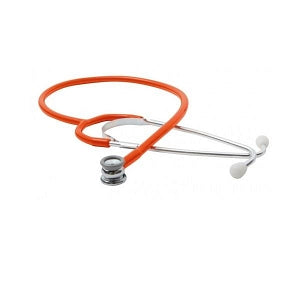 ADC Proscope 676 Dual Head Infant Stethoscope - ProScope 676 Dual-Head Stethoscope, Flexible 21" PVC Tubing, 31" L, Infant, Orange - 676NO