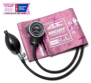ADC Diagnostix 720 Pocket Aneroid Sphyg - Diagnostix Adult Aneroid Sphygmomanometer, Pink - 720-11ABCA