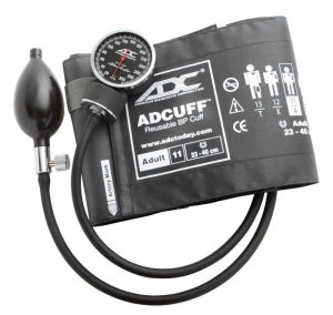 ADC Diagnostix 720 Pocket Aneroid Sphyg - Diagnostix Adult Aneroid Sphygmomanometer, Gray - 720-11AG