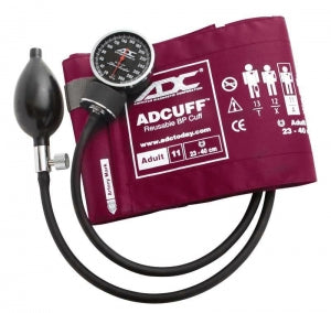 ADC Diagnostix 720 Pocket Aneroid Sphyg - Diagnostix Adult Aneroid Sphygmomanometer, Magenta - 720-11AM
