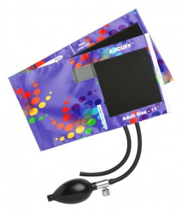 American Diagnostic C Adcuff 865 Series Sphyg Inflation System - Adult Blood Pressure Cuff, Blue Swirl - 865-11APBS