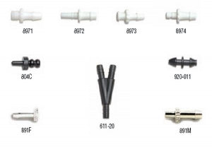 American Diagnostic BP Connectors - Metal Female Luer Connector for ADC Clock Aneroids, Mercury Sphygs, Inflation Systems - 891F