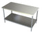 Aero Manufacturing Work Tables - Stainless Steel Work Table, with Galvanized Shelf, 24" x 36" x 35" - 4TG-2436