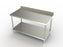 Aero Manufacturing Work Tables - Stainless Steel Work Table, with Backsplash, TSB Series, 24" x 60" - 4TSB-2460