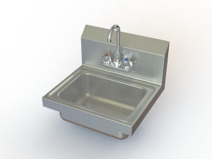 Aero Manufacturing Stainless Steel Sinks - Stainless Steel Hand Sink, Faucet - HSF