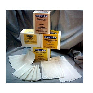 Sheathing Technologies Isoprene Probe Covers - Nonsterile Ultrasound Probe Cover, Rolled, Extra Long, 1" D x 12" L, Individually Wrapped - 25339