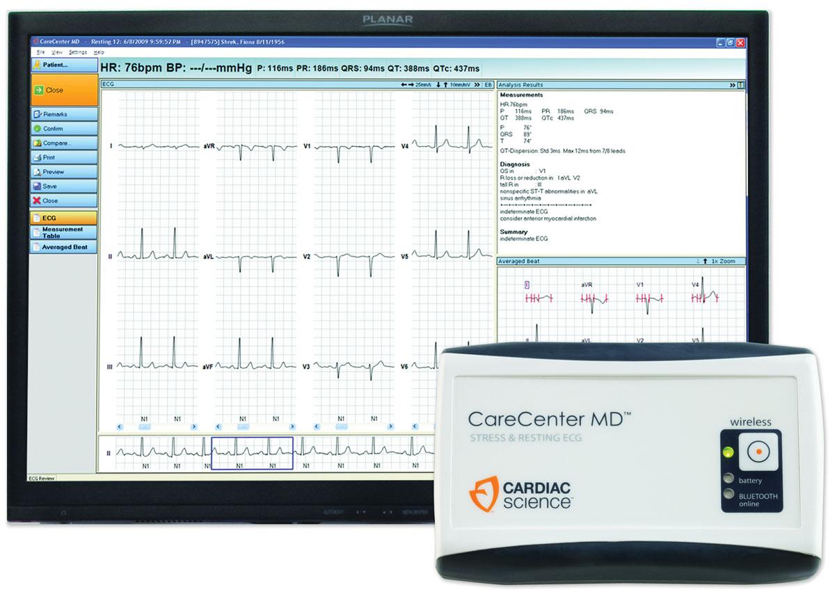 Burdick CareCenter MD Diagnostic Workstations - CareCenter MD Resting ECG and Stress Test Workstation, USB TM55 - CCMDTSBA1A