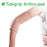 Molnlycke Tubigrip Arthro-pad Support Bandages - Tubigrip Arthro-pad Foam Padded Support Bandage, Size S, Up to 12" Calf / Arm Circumference - 1585