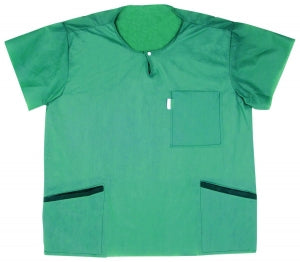 Molnlycke BARRIER Extra Comfort Scrubs - BARRIER Disposable Three-Pocket Scrub Shirt, Green, Size 3XL - 18660