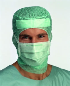 Molnlycke Healthcare Face Masks - Anti-Fog Medical Face Mask with Tie-Band, Green - 42381