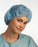 Molnlycke Health Care Bouffant Caps - Annie Bouffant Cap, Blue, Size L - 621815