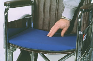 AliMed Stroke Wheelchair Cushions - Basic AliMed Stroke Wheelchair Cushion with Solid Seat and Gel Inserts and Standard Cover, 16" x 16" - 1118