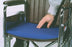 AliMed Stroke Wheelchair Cushions - Basic AliMed Stroke Wheelchair Cushion with Solid Seat and Gel Inserts and Standard Cover, 16" x 16" - 1118