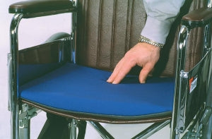 AliMed Stroke Wheelchair Cushions - Basic AliMed Stroke Wheelchair Cushion with Solid Seat and Gel Inserts and Standard Cover, 16" x 16" - 1118