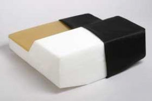AliMed Low-Profile Antithrust Cushions - Anti-Thrust Wheelchair Cushion with Solid Seat Insert, 18" x 16" - 1804