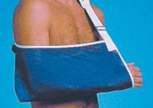 AliMed Arm Sling Thumb Loop - Large Blue Arm Sling with Thumb Loop - 510694