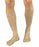 AliMed Knee Stockings - Stocking, Knee Length, 20-30 mmHg, Beige, Size L - 65368-2461
