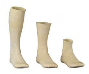 AliMed STS Fitted Polyester Casting Socks - STS Fitted Polyester Casting Sock, Ankle, Size S - 65418/NA/SM